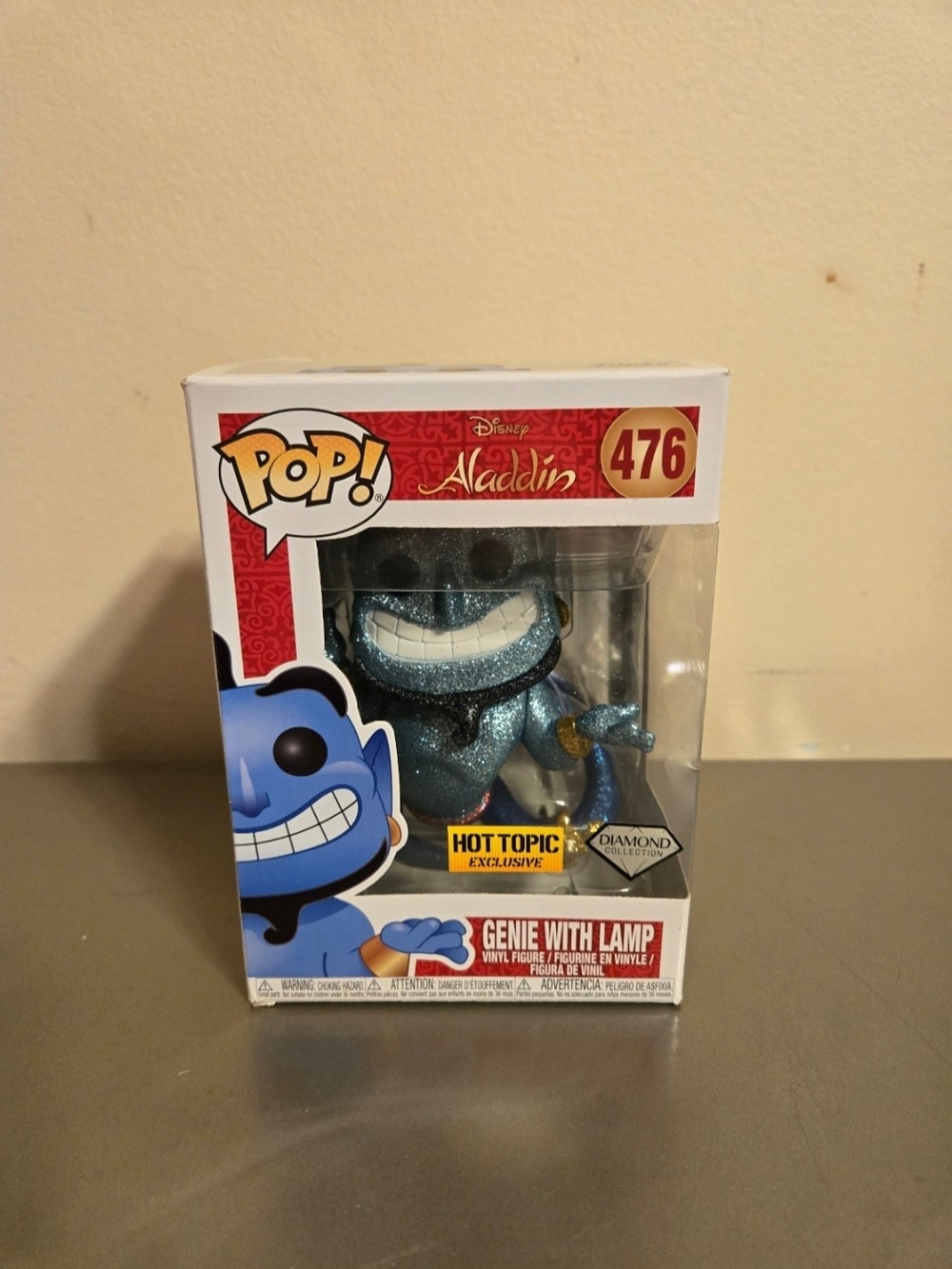 Funko Pop! Disney Aladdin Genie with Lamp #476 Diamond Collection Vinyl Figure